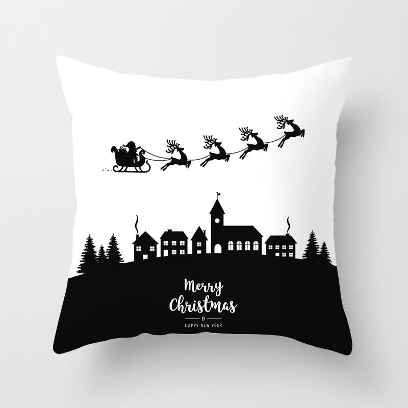 Funda de cojín navideña Merry Christmas – vista 2