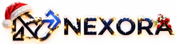 Nexora – logo navideño